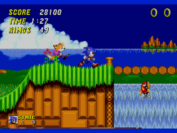 Sonic The Hedgehog 2 (Master System) tem final triste, final feliz